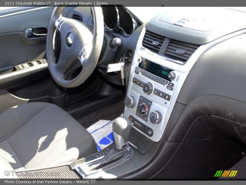 Black Granite Metallic / Ebony 2011 Chevrolet Malibu LT