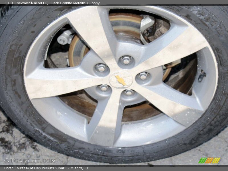 Black Granite Metallic / Ebony 2011 Chevrolet Malibu LT