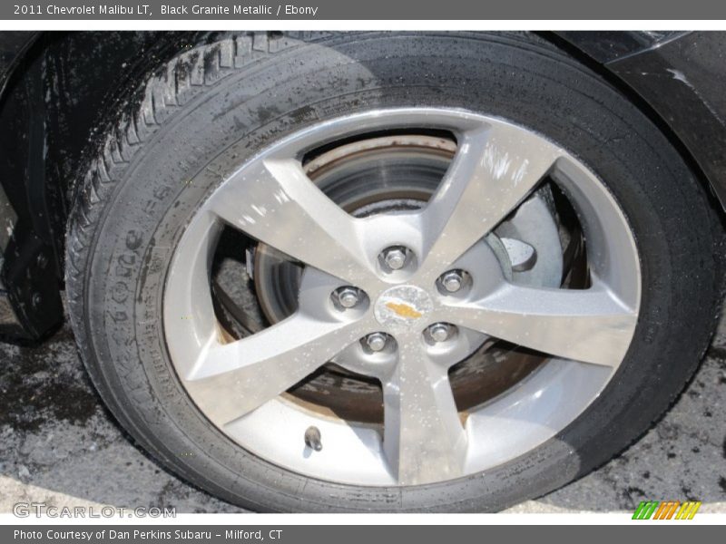 Black Granite Metallic / Ebony 2011 Chevrolet Malibu LT