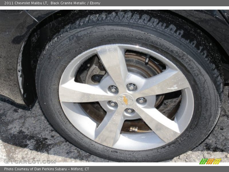 Black Granite Metallic / Ebony 2011 Chevrolet Malibu LT