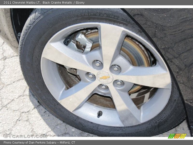 Black Granite Metallic / Ebony 2011 Chevrolet Malibu LT