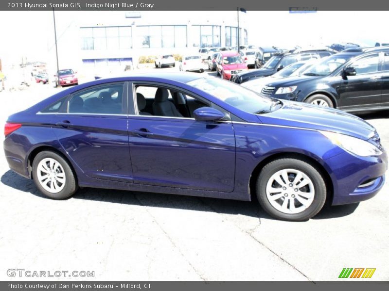 Indigo Night Blue / Gray 2013 Hyundai Sonata GLS