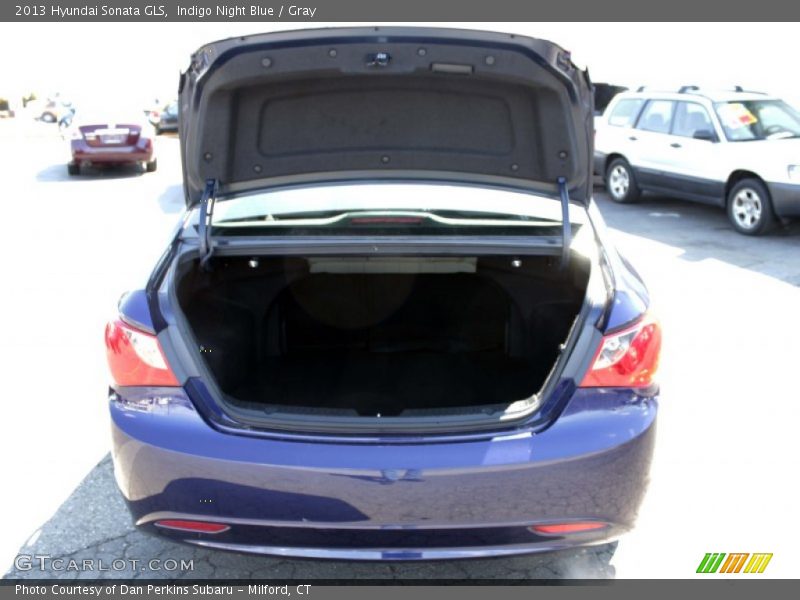 Indigo Night Blue / Gray 2013 Hyundai Sonata GLS