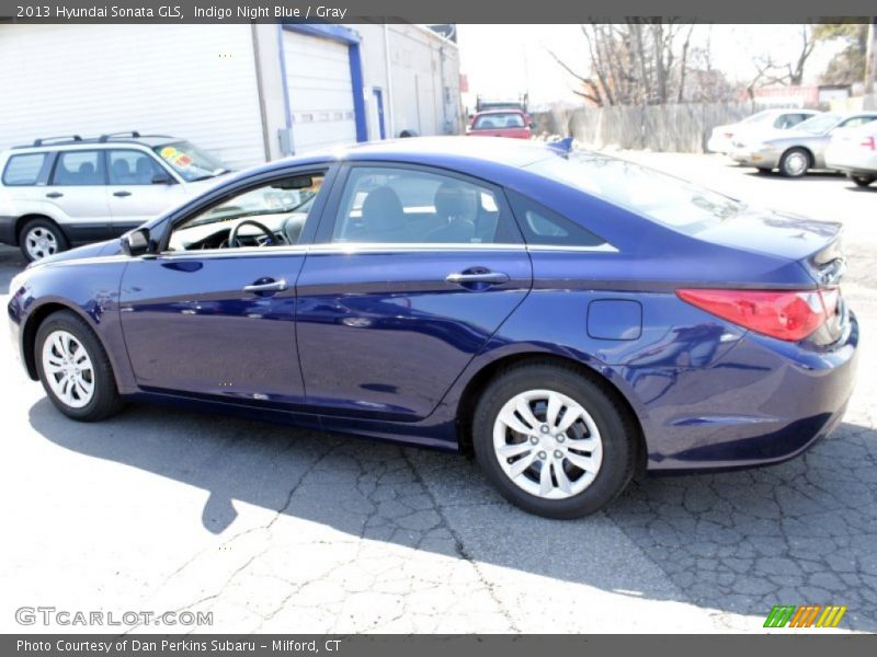 Indigo Night Blue / Gray 2013 Hyundai Sonata GLS