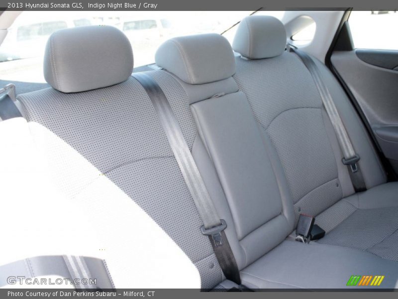 Indigo Night Blue / Gray 2013 Hyundai Sonata GLS