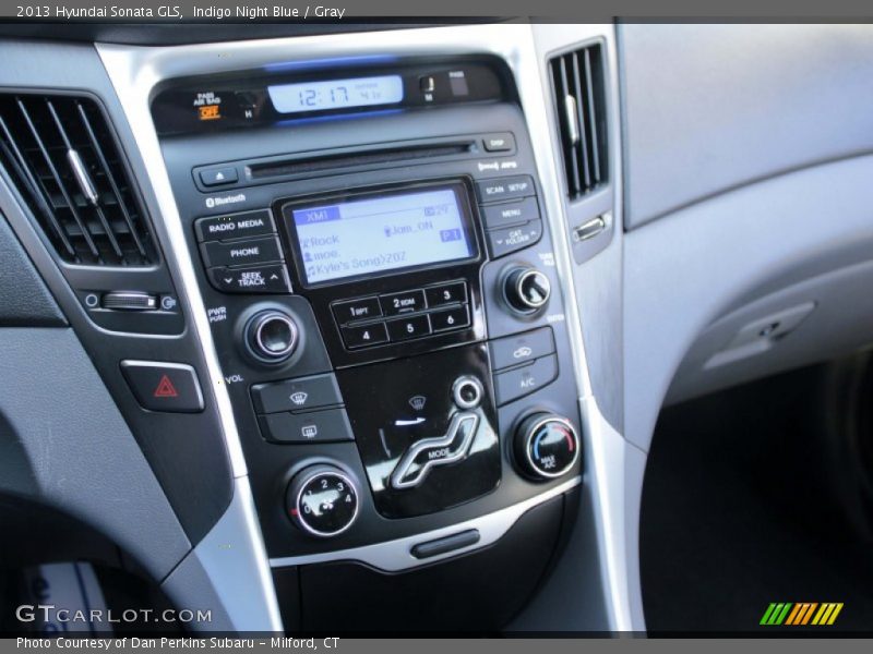 Indigo Night Blue / Gray 2013 Hyundai Sonata GLS