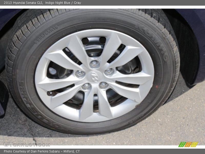 Indigo Night Blue / Gray 2013 Hyundai Sonata GLS
