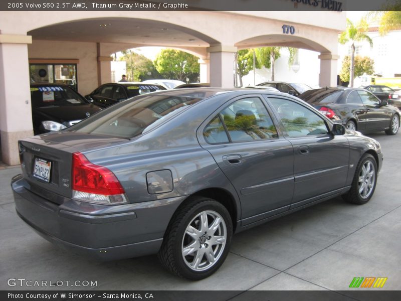 Titanium Gray Metallic / Graphite 2005 Volvo S60 2.5T AWD