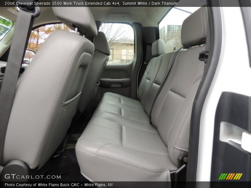 Summit White / Dark Titanium 2008 Chevrolet Silverado 1500 Work Truck Extended Cab 4x4