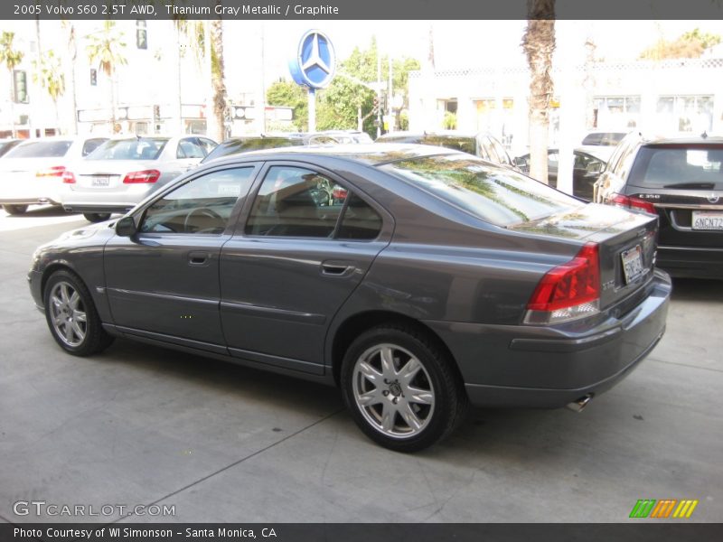 Titanium Gray Metallic / Graphite 2005 Volvo S60 2.5T AWD
