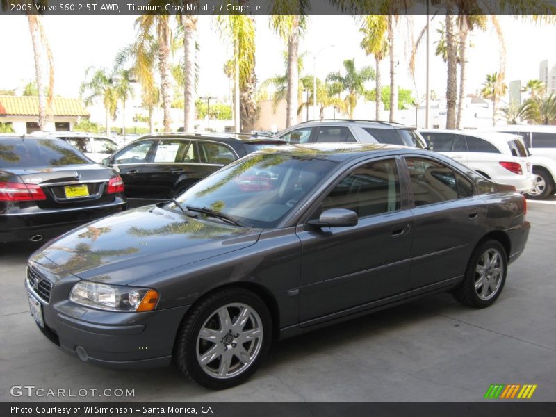 Titanium Gray Metallic / Graphite 2005 Volvo S60 2.5T AWD
