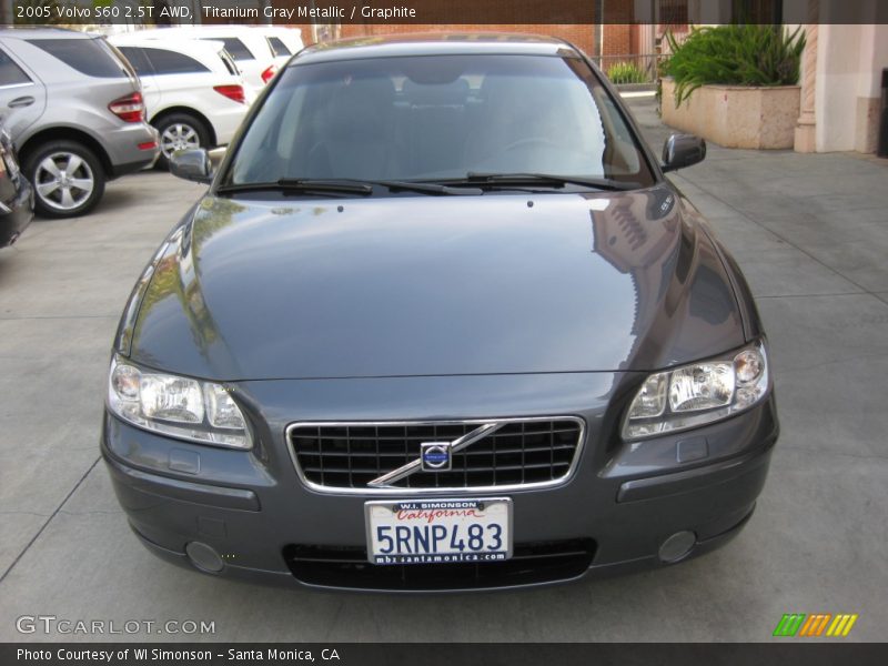 Titanium Gray Metallic / Graphite 2005 Volvo S60 2.5T AWD