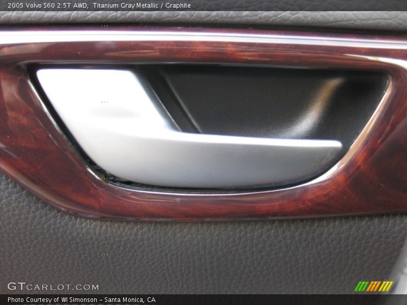 Titanium Gray Metallic / Graphite 2005 Volvo S60 2.5T AWD
