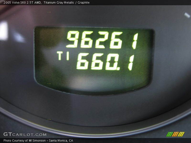Titanium Gray Metallic / Graphite 2005 Volvo S60 2.5T AWD