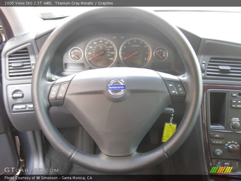 Titanium Gray Metallic / Graphite 2005 Volvo S60 2.5T AWD