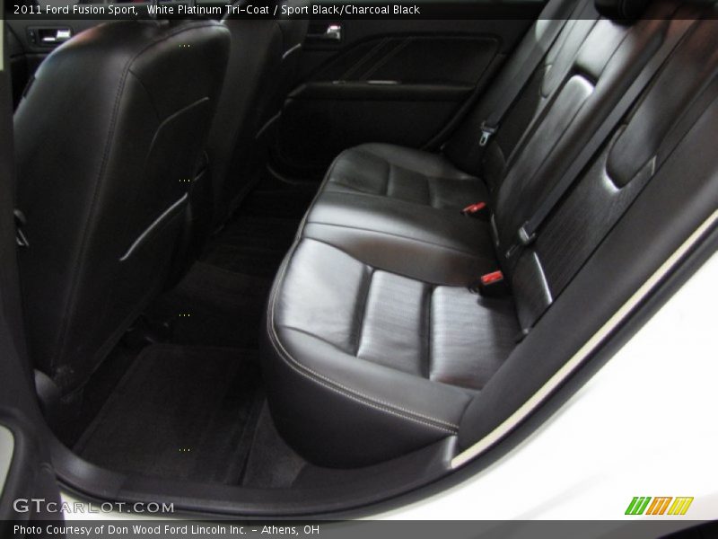 White Platinum Tri-Coat / Sport Black/Charcoal Black 2011 Ford Fusion Sport