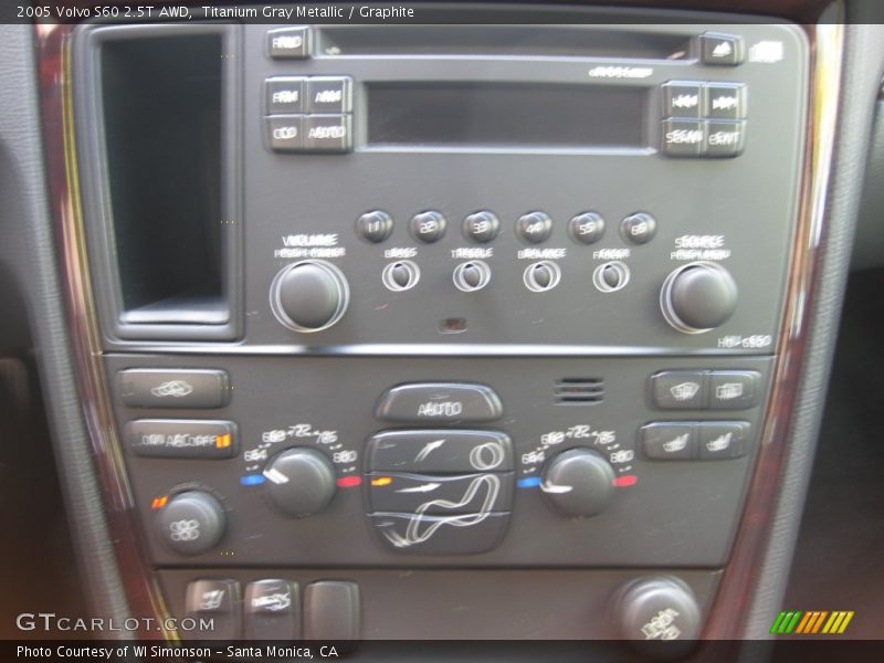 Titanium Gray Metallic / Graphite 2005 Volvo S60 2.5T AWD