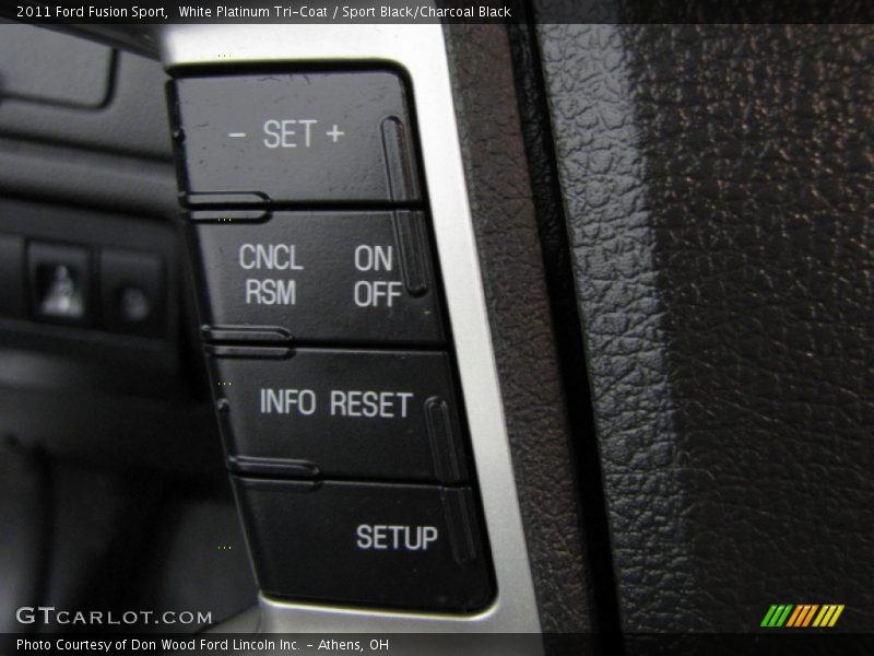 Controls of 2011 Fusion Sport