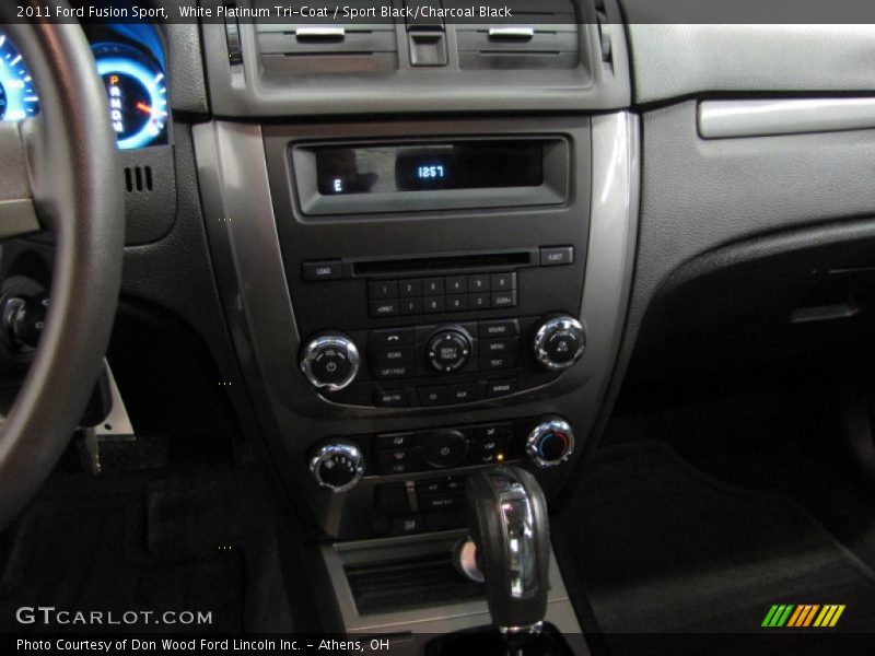 White Platinum Tri-Coat / Sport Black/Charcoal Black 2011 Ford Fusion Sport