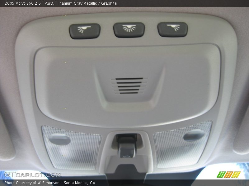 Titanium Gray Metallic / Graphite 2005 Volvo S60 2.5T AWD