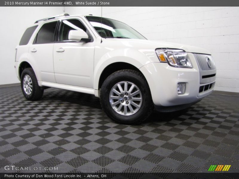 White Suede / Stone 2010 Mercury Mariner I4 Premier 4WD