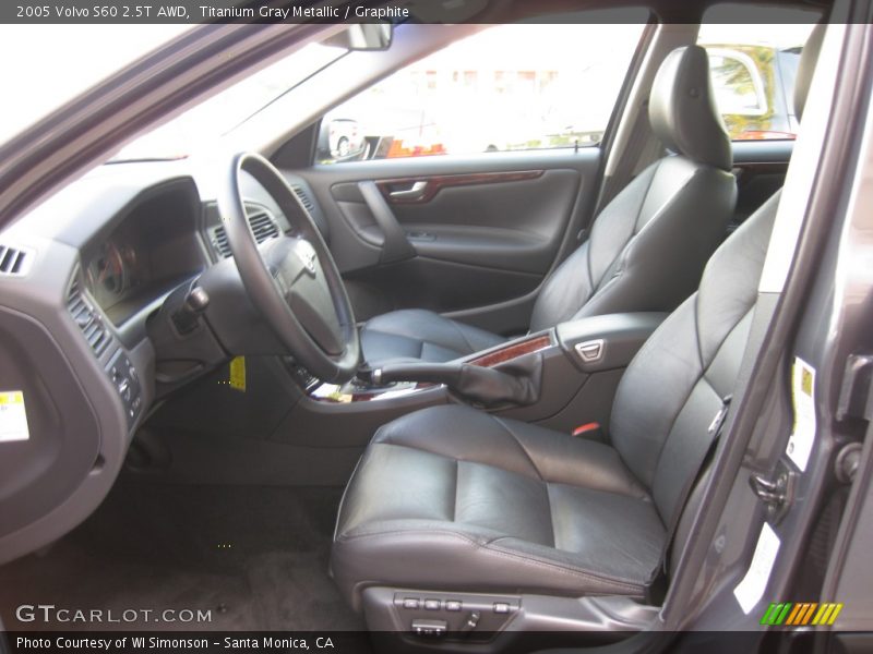 Titanium Gray Metallic / Graphite 2005 Volvo S60 2.5T AWD