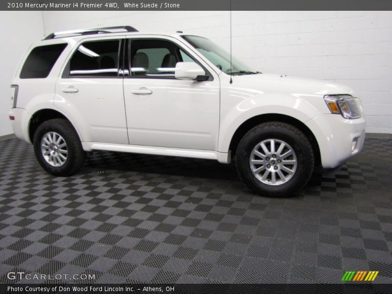 White Suede / Stone 2010 Mercury Mariner I4 Premier 4WD