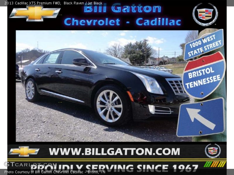 Black Raven / Jet Black 2013 Cadillac XTS Premium FWD