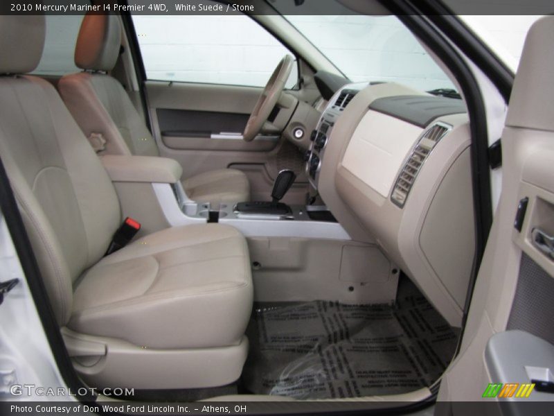 White Suede / Stone 2010 Mercury Mariner I4 Premier 4WD