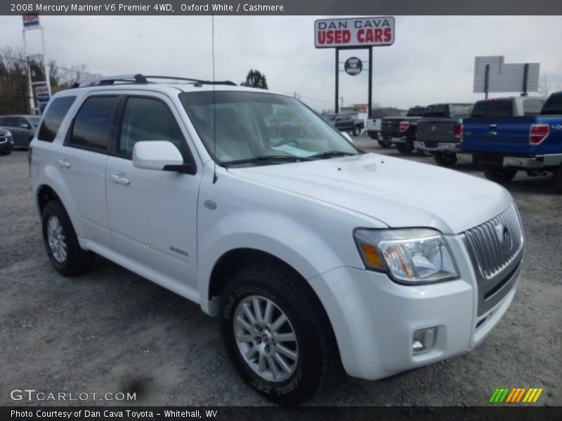 Oxford White / Cashmere 2008 Mercury Mariner V6 Premier 4WD