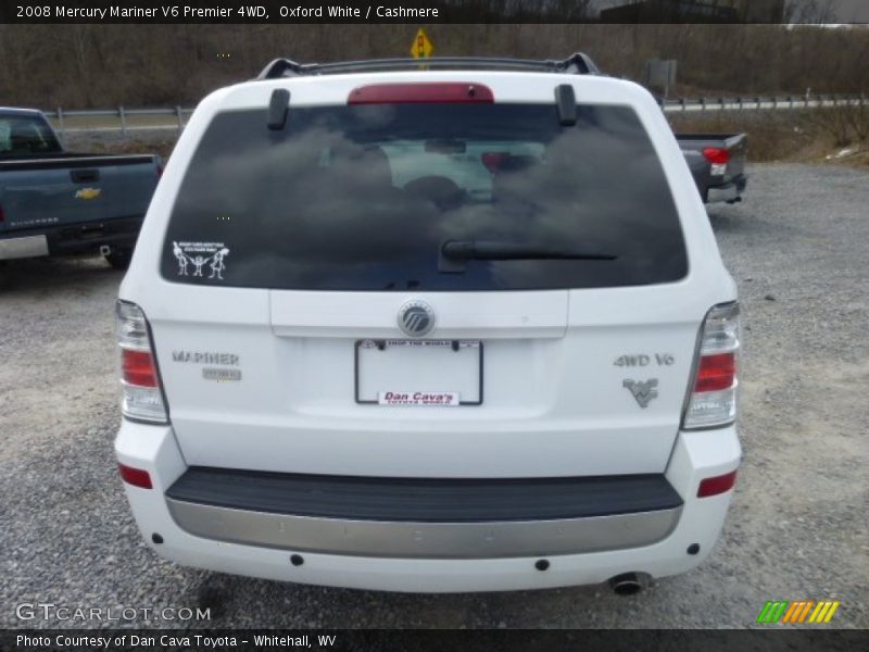 Oxford White / Cashmere 2008 Mercury Mariner V6 Premier 4WD