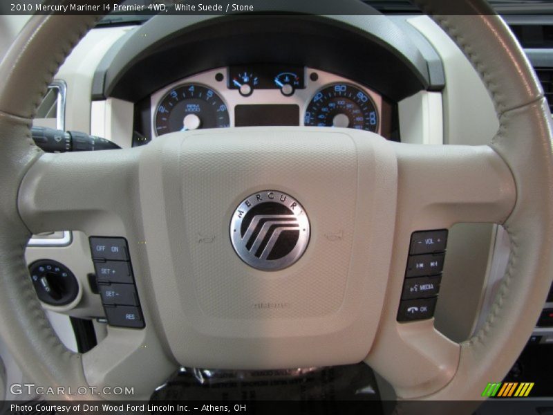 White Suede / Stone 2010 Mercury Mariner I4 Premier 4WD