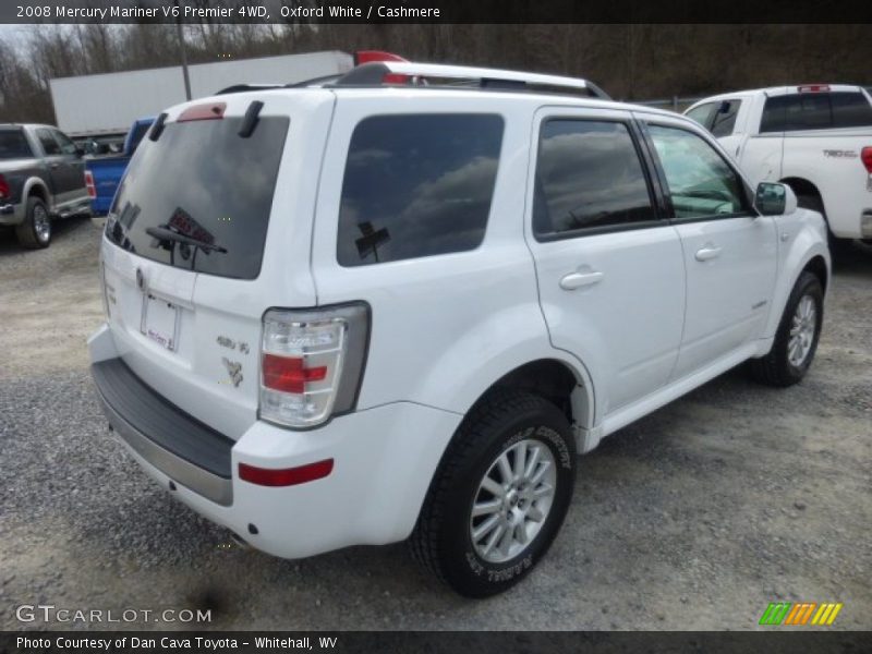 Oxford White / Cashmere 2008 Mercury Mariner V6 Premier 4WD