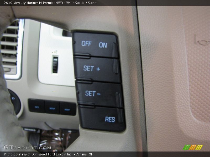 White Suede / Stone 2010 Mercury Mariner I4 Premier 4WD