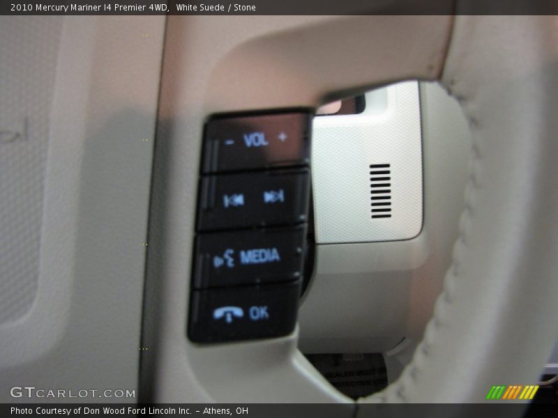 White Suede / Stone 2010 Mercury Mariner I4 Premier 4WD