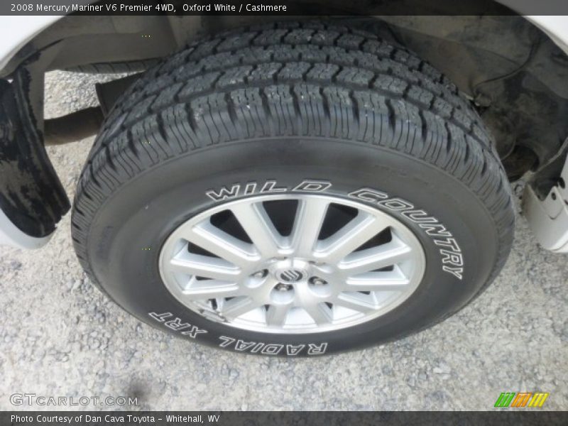 Oxford White / Cashmere 2008 Mercury Mariner V6 Premier 4WD