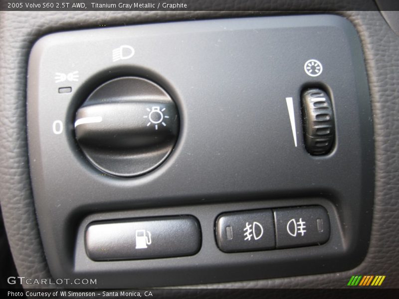 Titanium Gray Metallic / Graphite 2005 Volvo S60 2.5T AWD