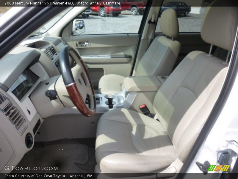 Front Seat of 2008 Mariner V6 Premier 4WD
