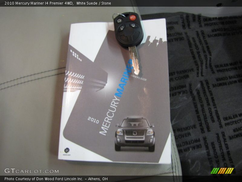 White Suede / Stone 2010 Mercury Mariner I4 Premier 4WD