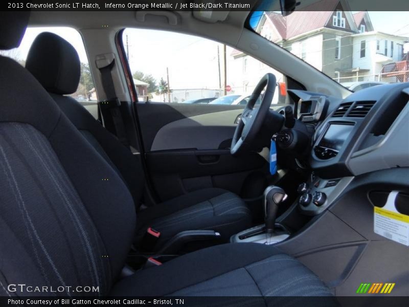 Inferno Orange Metallic / Jet Black/Dark Titanium 2013 Chevrolet Sonic LT Hatch