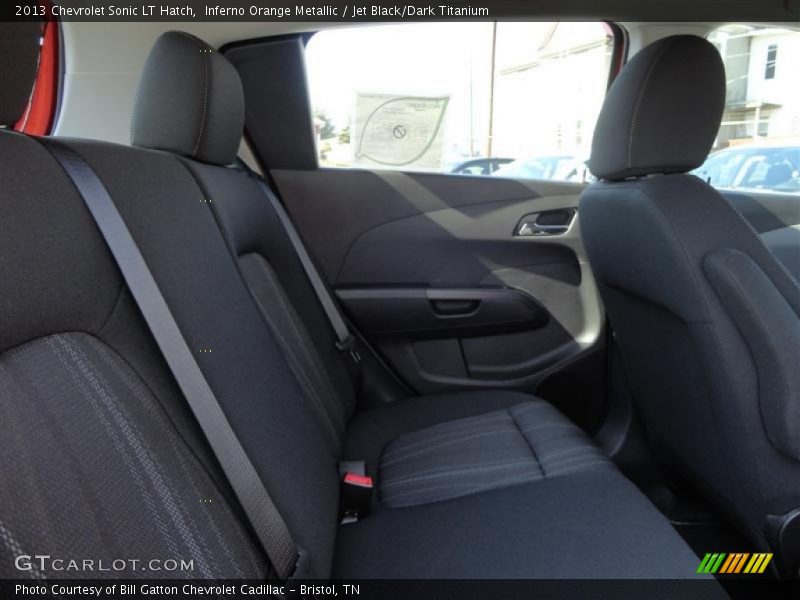 Inferno Orange Metallic / Jet Black/Dark Titanium 2013 Chevrolet Sonic LT Hatch
