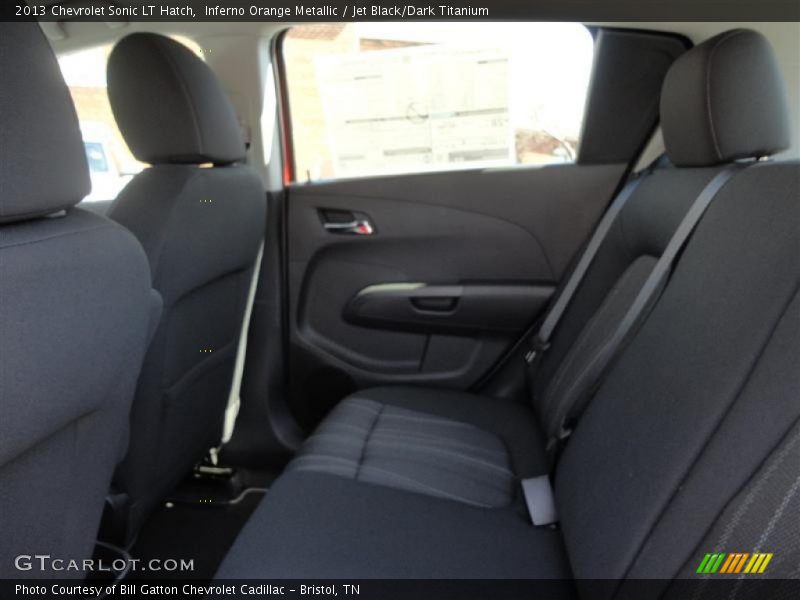 Inferno Orange Metallic / Jet Black/Dark Titanium 2013 Chevrolet Sonic LT Hatch