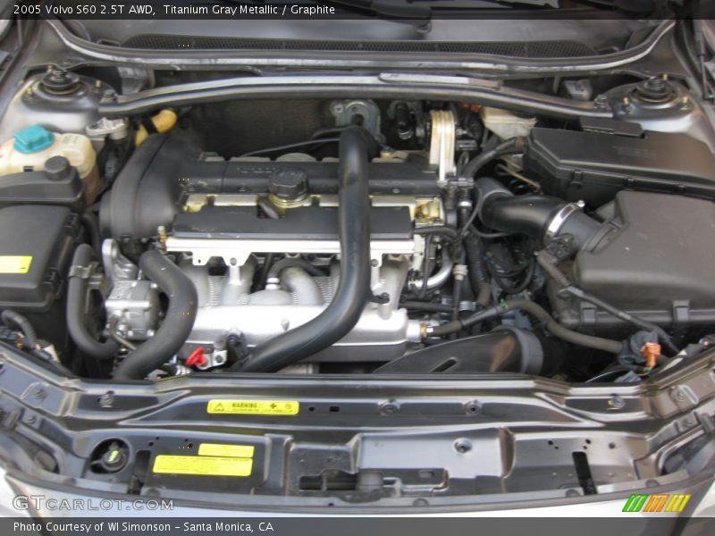 Titanium Gray Metallic / Graphite 2005 Volvo S60 2.5T AWD