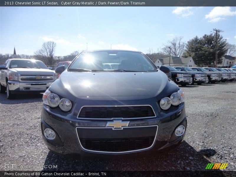 Cyber Gray Metallic / Dark Pewter/Dark Titanium 2013 Chevrolet Sonic LT Sedan