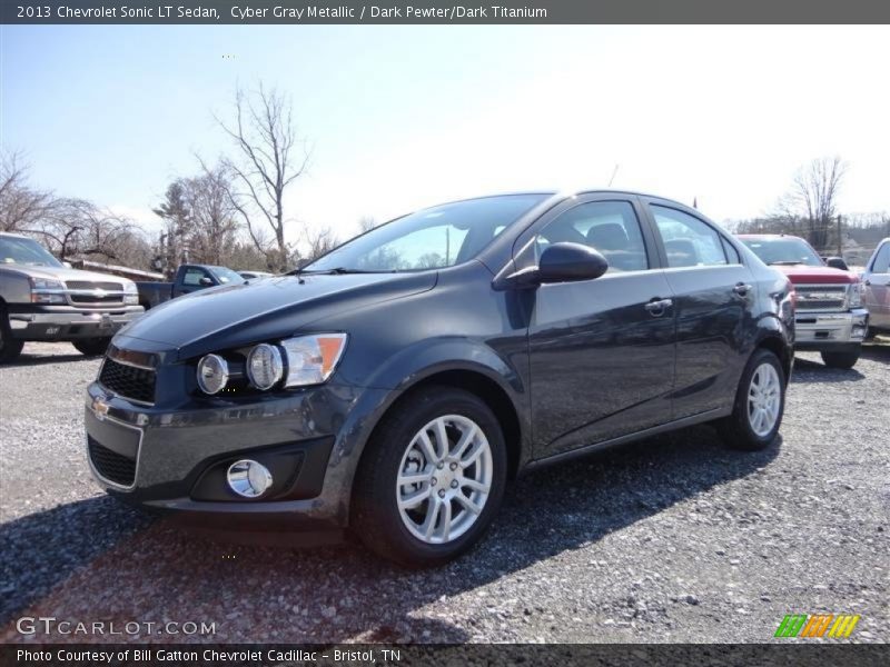 Cyber Gray Metallic / Dark Pewter/Dark Titanium 2013 Chevrolet Sonic LT Sedan
