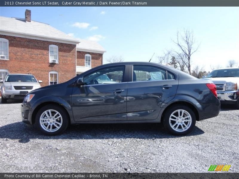 Cyber Gray Metallic / Dark Pewter/Dark Titanium 2013 Chevrolet Sonic LT Sedan