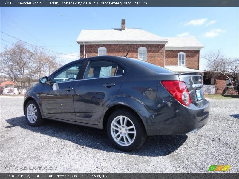 Cyber Gray Metallic / Dark Pewter/Dark Titanium 2013 Chevrolet Sonic LT Sedan