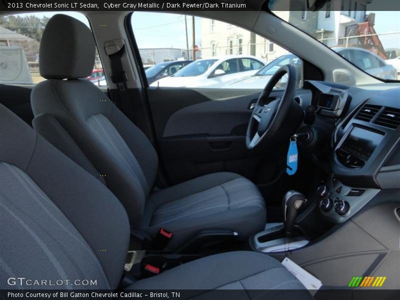 Cyber Gray Metallic / Dark Pewter/Dark Titanium 2013 Chevrolet Sonic LT Sedan