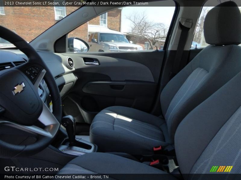 Cyber Gray Metallic / Dark Pewter/Dark Titanium 2013 Chevrolet Sonic LT Sedan