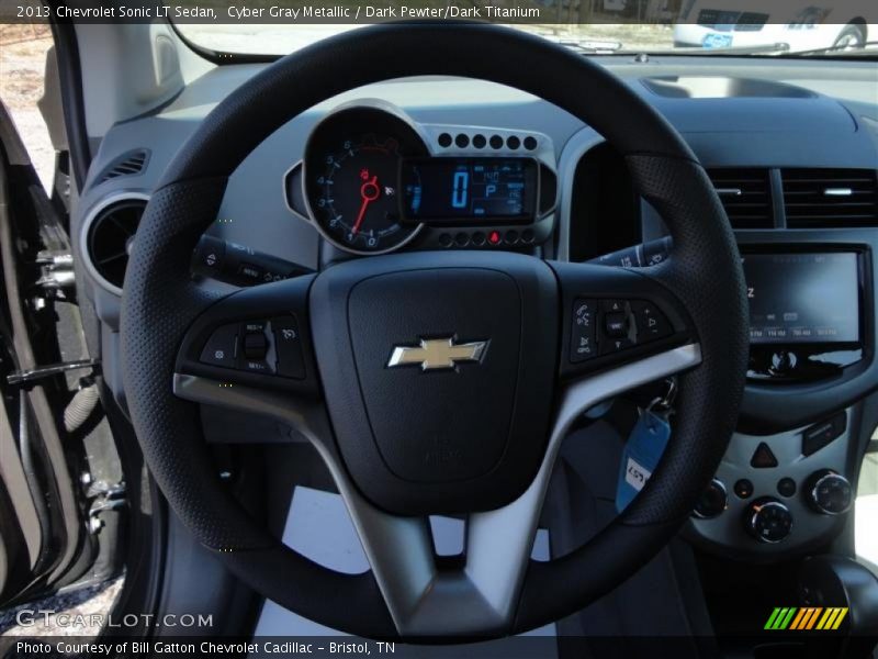 Cyber Gray Metallic / Dark Pewter/Dark Titanium 2013 Chevrolet Sonic LT Sedan